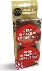 EXS Open in case of emergency Condom Latex 10pcs