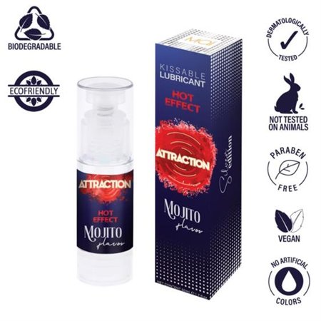 *LUBRICANT ATTRACTION HEAT MOJITO 50 ML