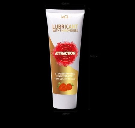 *LUBRICANT WITH PHEROMONES MAI ATTRACTION STRAWBERRY 75 ML