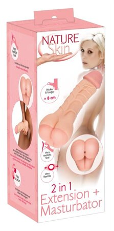 2 in 1 Extension + Masturbator