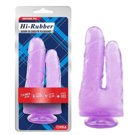 7.9 Inch Double Dildo-Purple