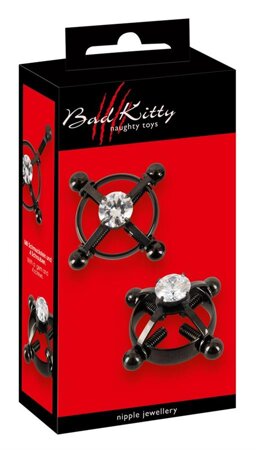 Bad Kitty Nipple Jewellery black