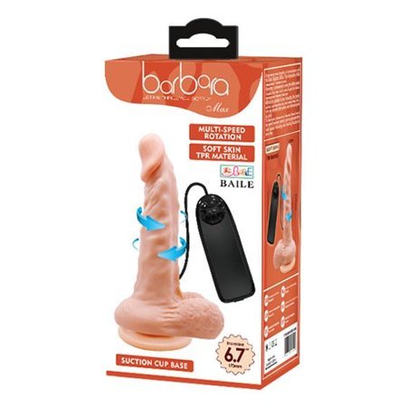 Barbara Max Multi Speed Real Vibrator 147,5 cm Flesh