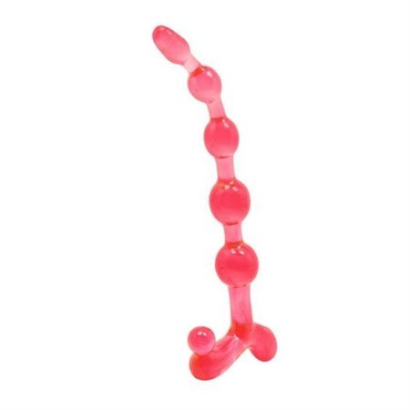 Bendy Twist Anal Beads Red