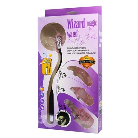 Magic Wizard Wand Butterfly Purple Vibro