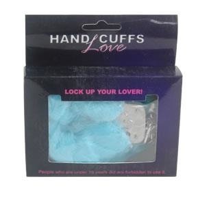 Metal Handcuffs Blue