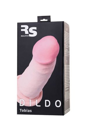 RealStick Elite Suction cup based dildo, TPR, 18 cm