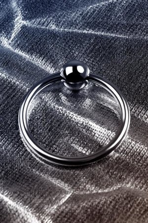 Silver penis ring TOYFA Metal size S