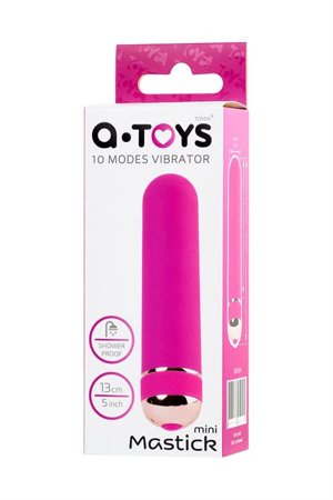 Unrealistic vibrator A-Toys by TOYFA Mastick mini, ABS plastic, pink, 13 cm