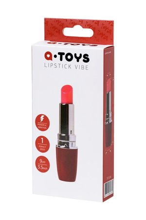 Vibration stimulator A-Toys by TOYFA Smac, ABS plastic, red, 9 cm