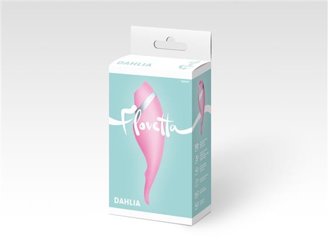 Multifunctional erogenous zone stimulator Flovetta by Toyfa DAHLIA, silicone, pink, 14 cm