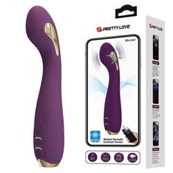 Pretty Love Hector mobile APP control Vibrator Purple 
USB